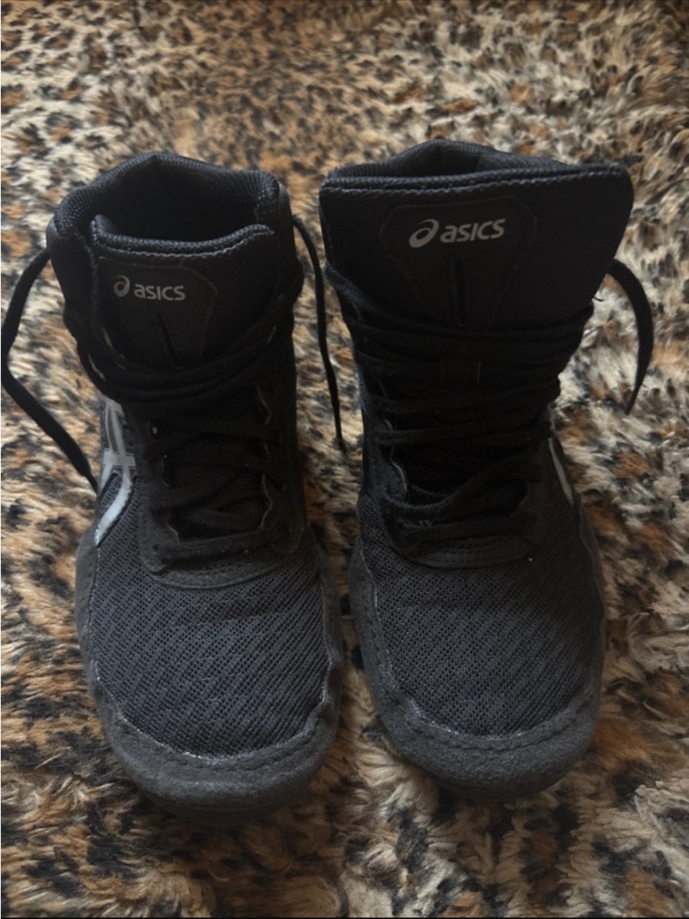 Asics Black Men's High-Top Sneakers